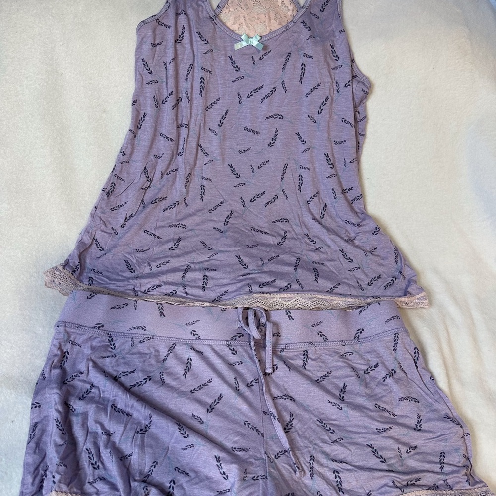 Honeydew two-piece short & tank pajamas